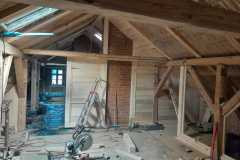 Remont starego drewnianego domu na Mazurach.