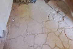 Klepisko w chacie w skansenie w Toruniu.